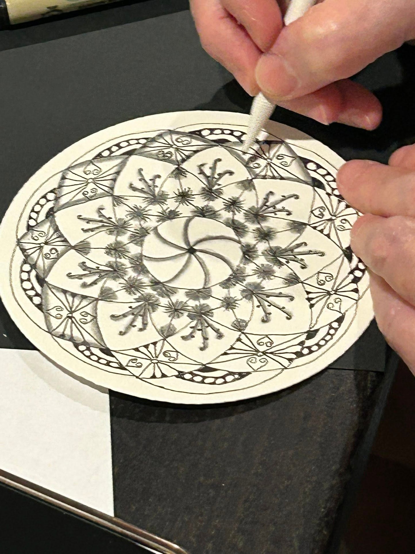 NEW Online Zentangle Mandala Class / Nov 25
