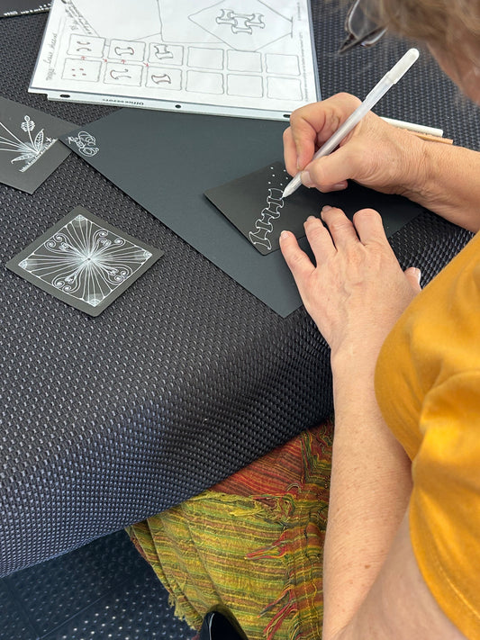 Getting Tangled using “White on Black”!