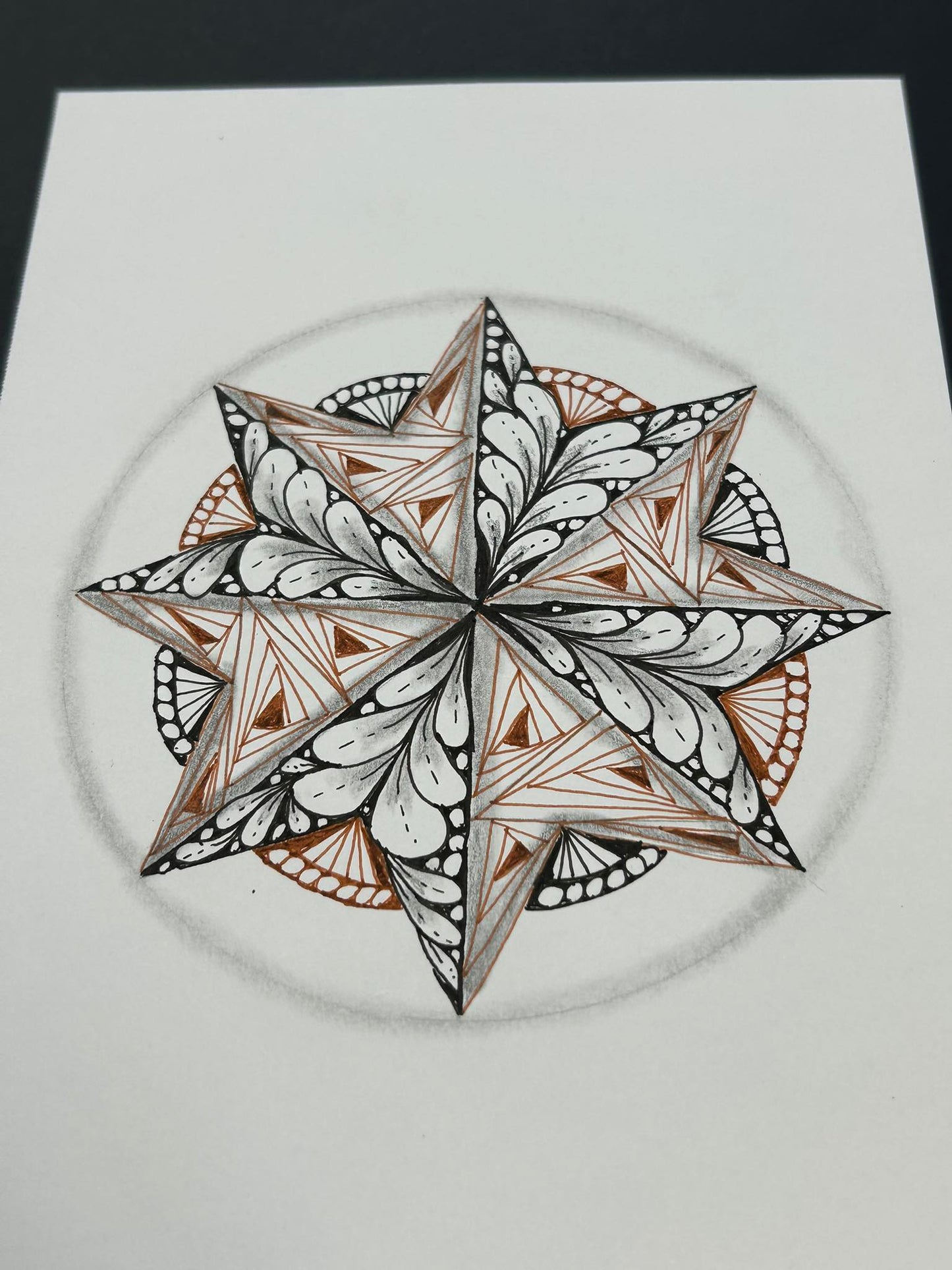 NEW  Online Zentangle Mandala Class  / Nov 25