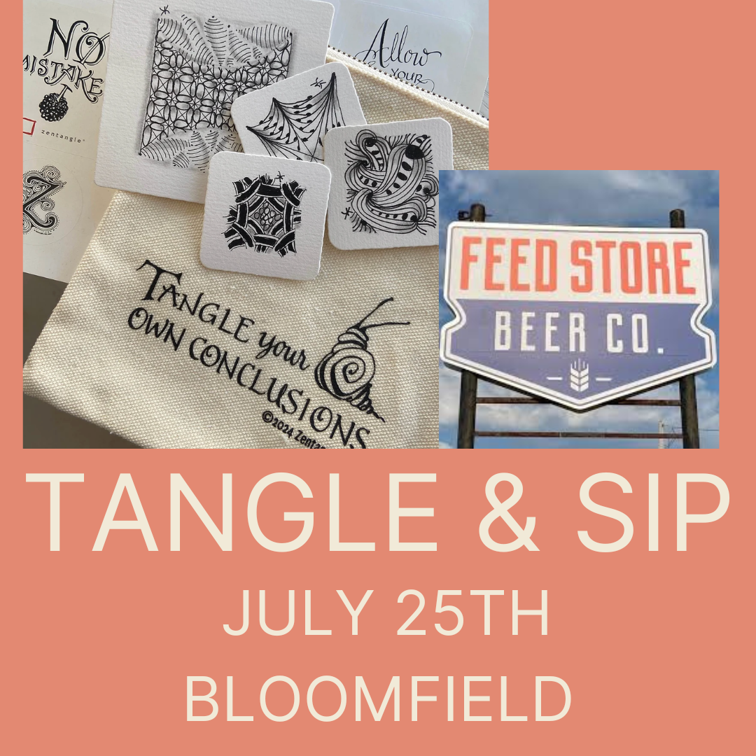 Tangle & Sip: Creative Doodling at the Feed Store!