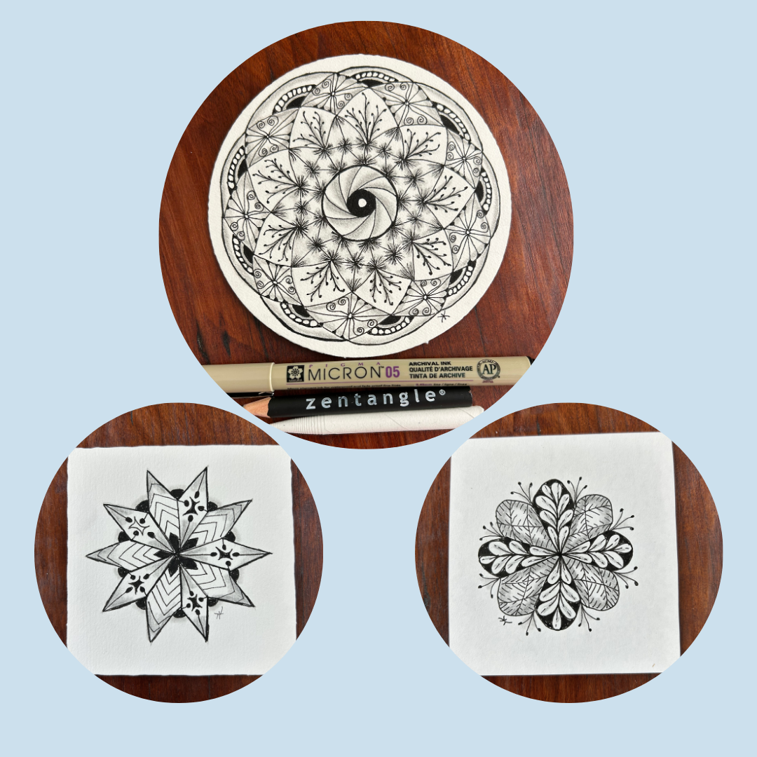 $5 Friday Tangling Kit – “Mini Mandala 11"