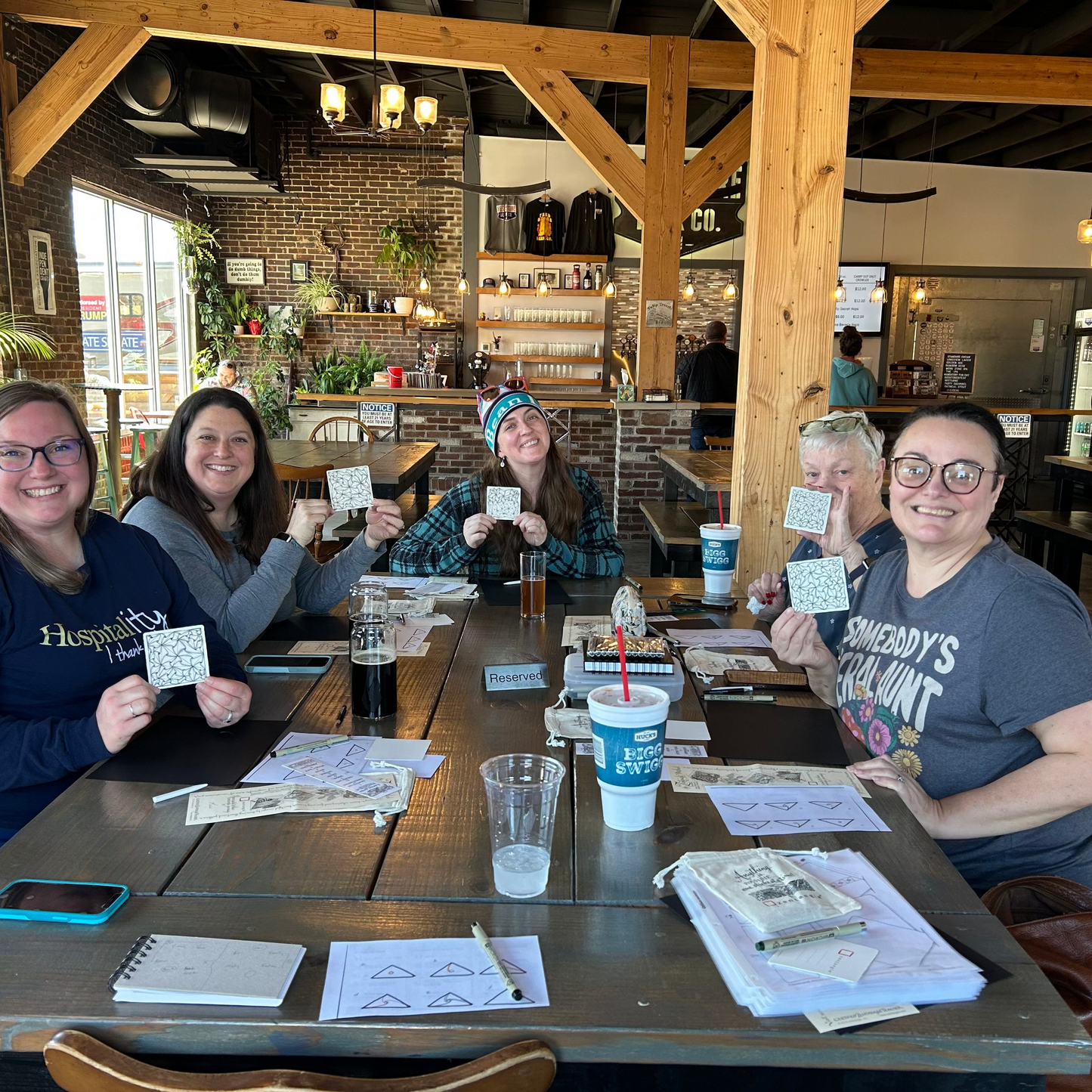Tangle & Sip: Creative Doodling at the Feed Store!