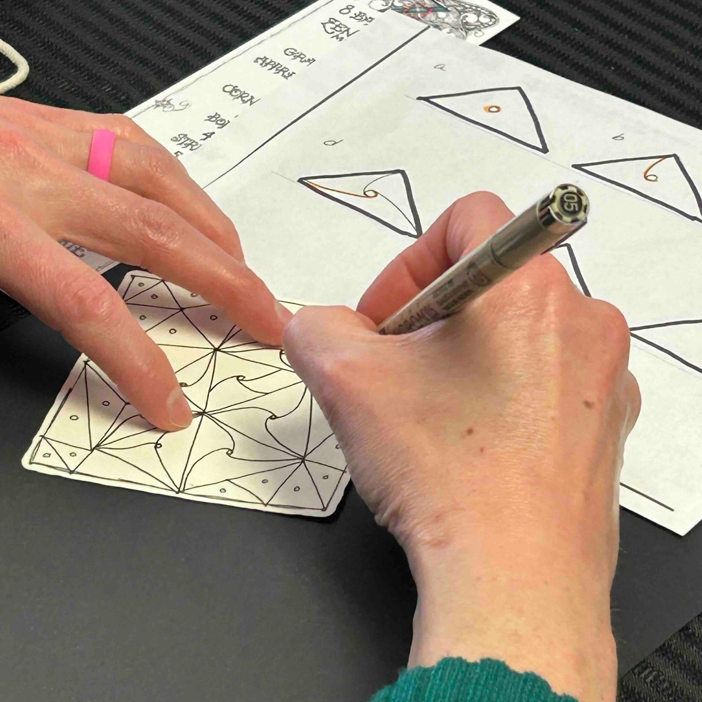 From the hART: Zentangle class / IN PERSON / July 19th
