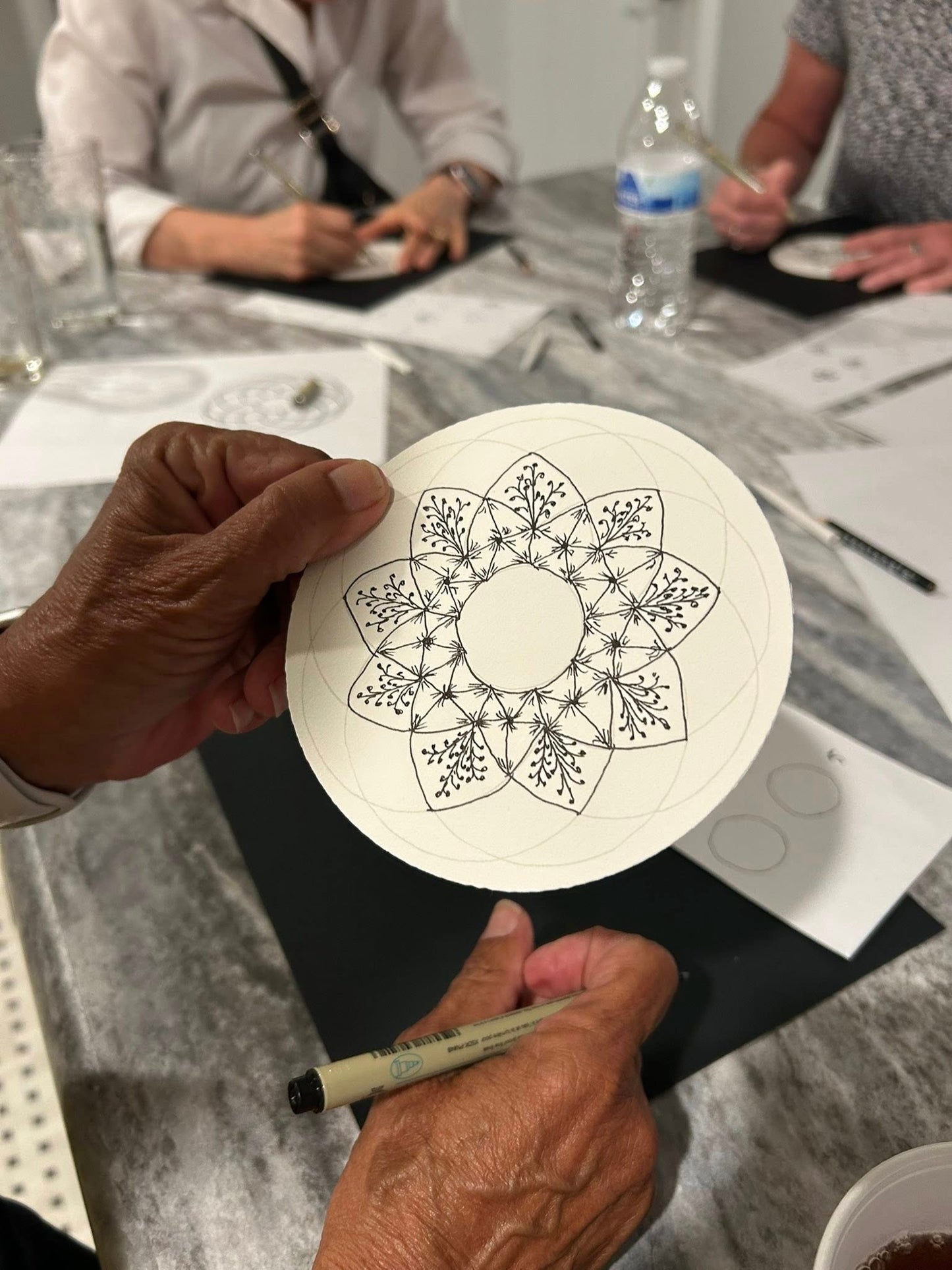 NEW  Online Zentangle Mandala Class  / Nov 25